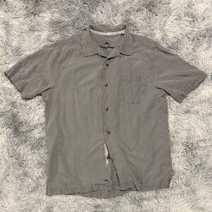Tommy Bahama shirt Medium 100% Silk Gray
